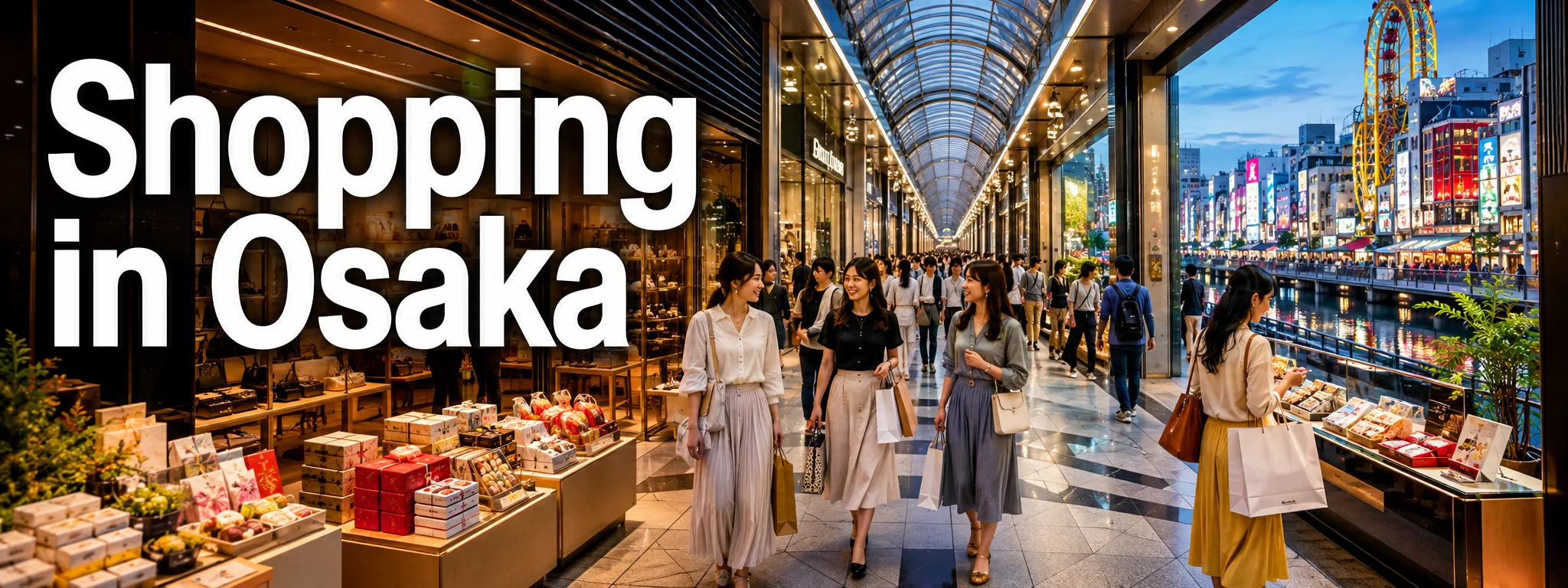 大阪ショッピング：どこで何を買う？