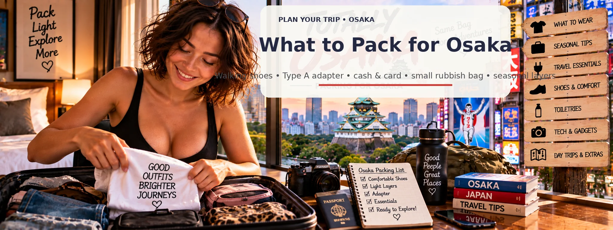 What to Pack for Osaka